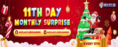 AgilaClub 11th of the Month Login Bonus With Random Rewards